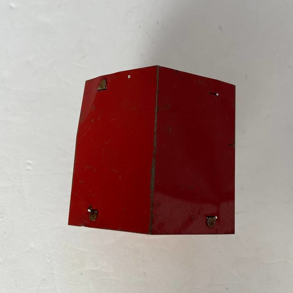 Gilbert Erector Metal Tin Red House/Shed Toy Set Piece Building Part Vintage - Picture 5 of 15